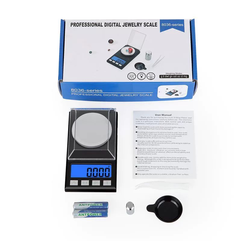 Высокоточные ювелирные весы 0001 карат весы электронные весы небольшие электронные весы граммовые весы 10g20g50g100g бытовые