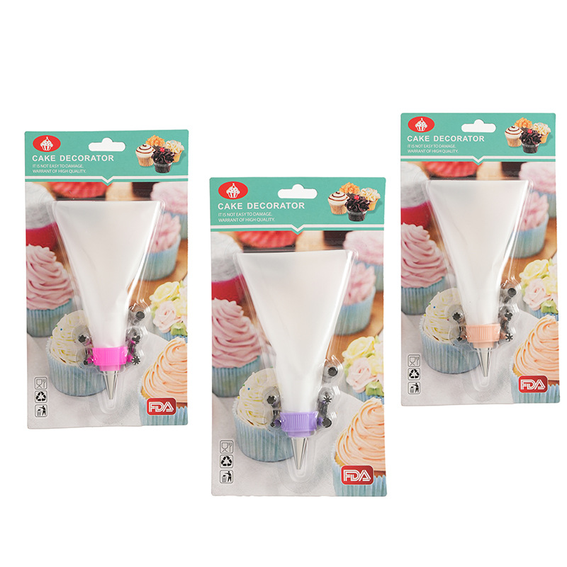 Conjunto de herramientas de enmarcado de flores pastel horneado decoración galletas de extrusión de flores boquilla de enmarcado de flores convertidor de bolsa de diez piezas