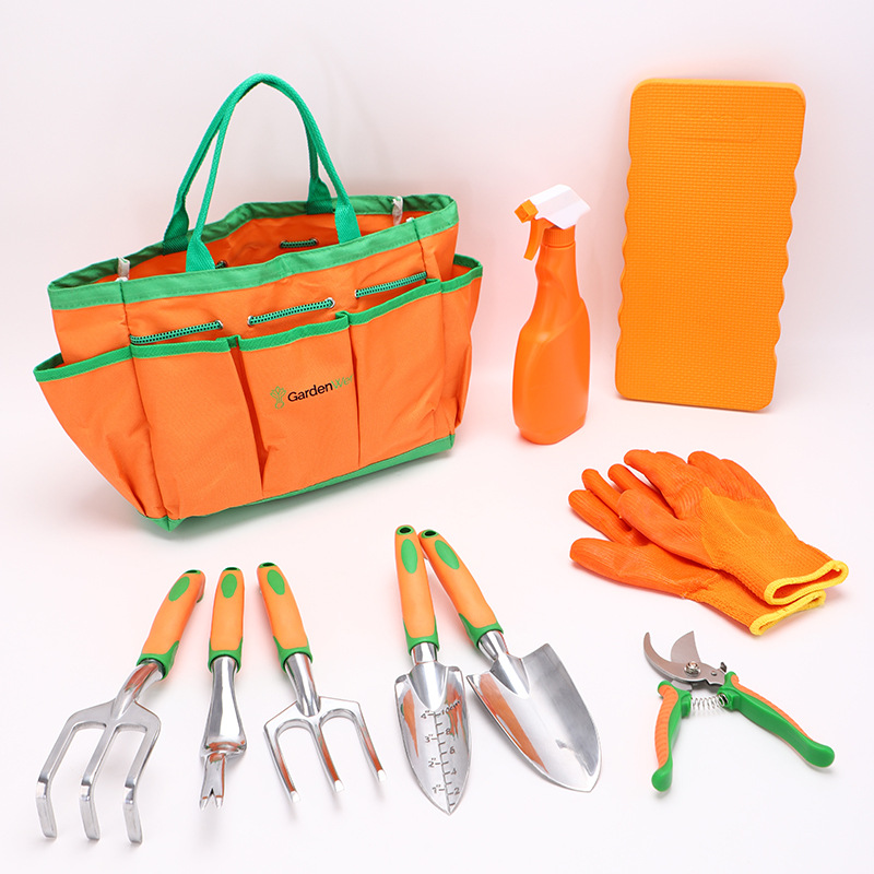 Bolso transfronterizo de Amazon herramientas de jardín traje de jardín herramientas de poda de jardinería rastrillo de pala de aleación de aluminio