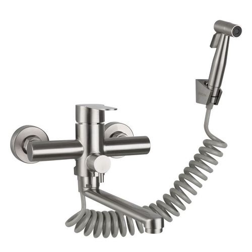 BG54 kitchen sink stainless steel in-wall hot and cold faucet laundry pool balcony wash basin mixing valve with