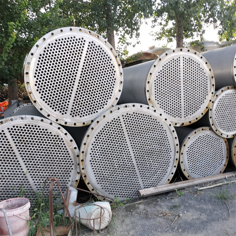 二手列管式冷却设备  工业冷却设备 150平方冷凝器