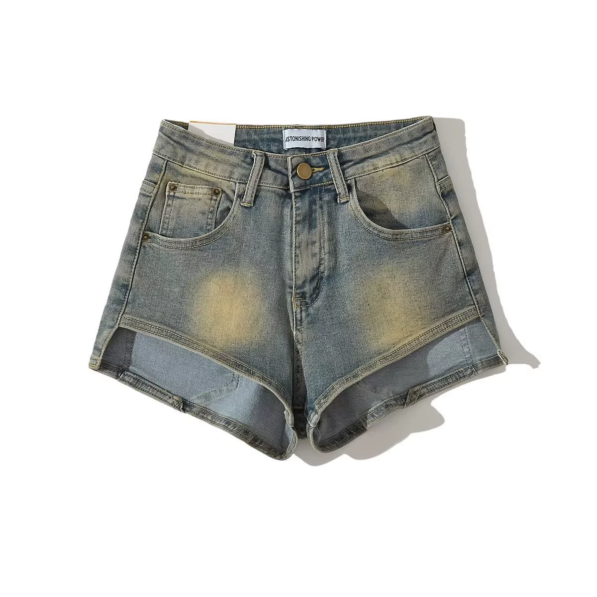 Летние сексуальные ретро-шорты, джинсы, акцент на бёдрах