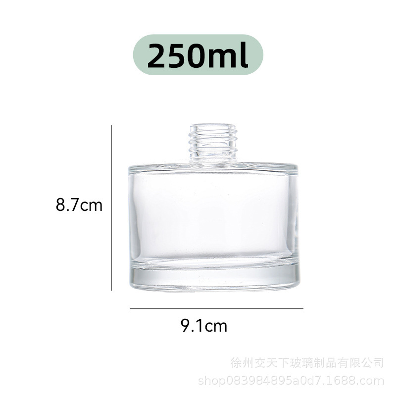 Botella cilíndrica de perfume de seda colorida botella de perfume adornos caseros transparentes 50ml 100ml botella de perfume adornos