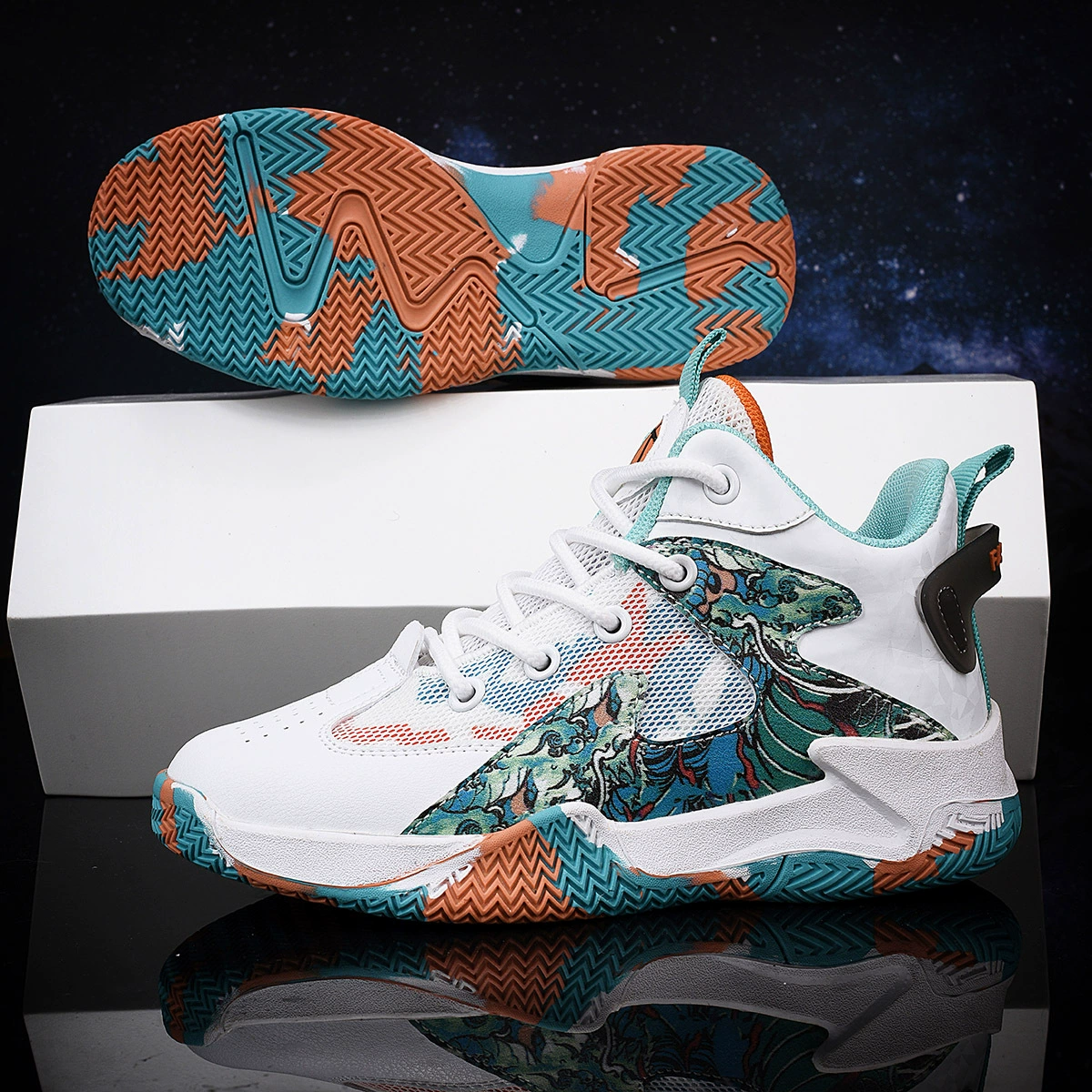 Children's Non-Slip Basketball Shoes for Boys - Breathable Summer Trendy Sports Footwear