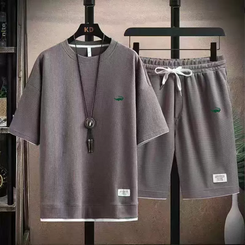 Set, trend travel trousers, oversize, plus size