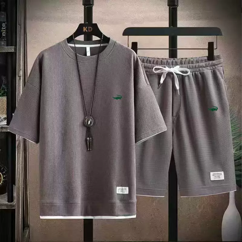 Set, trend travel trousers, oversize, plus size