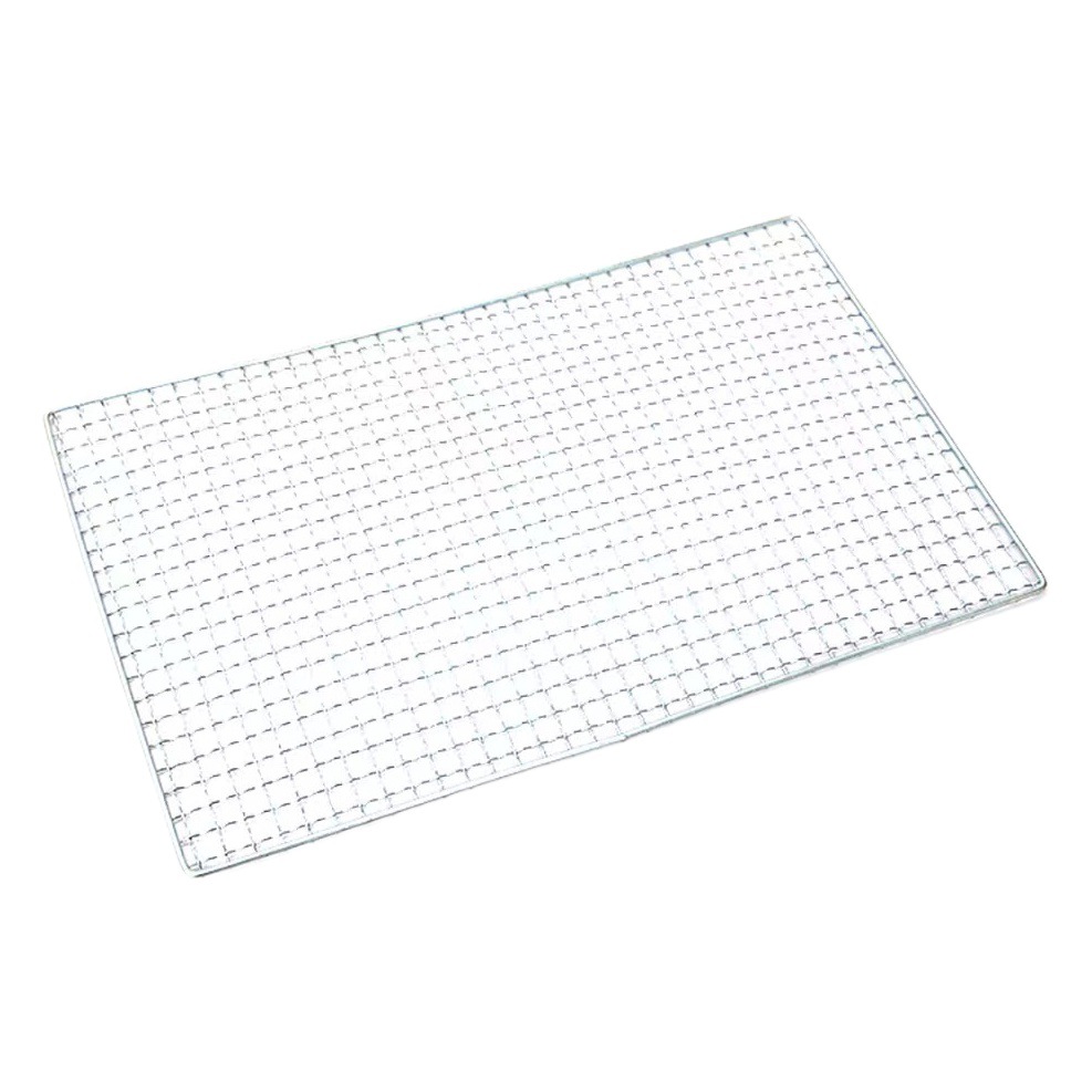 Factory direct spot supply wave barbecue mesh outdoor portable BBQ mesh cooling rack support made of chrome plated sheet