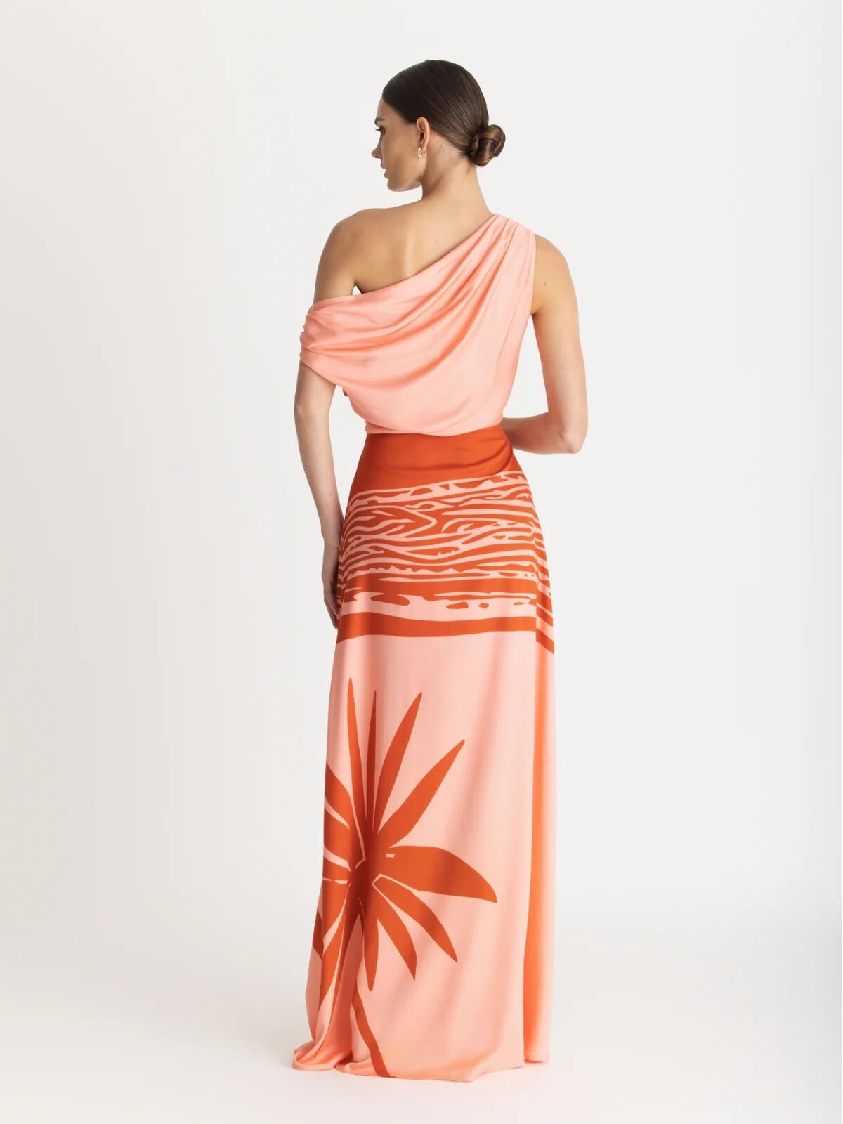Summer Style High End Sexy Off Shoulder Slim Fit Long Dress Resort Printed New_ecoleips.com