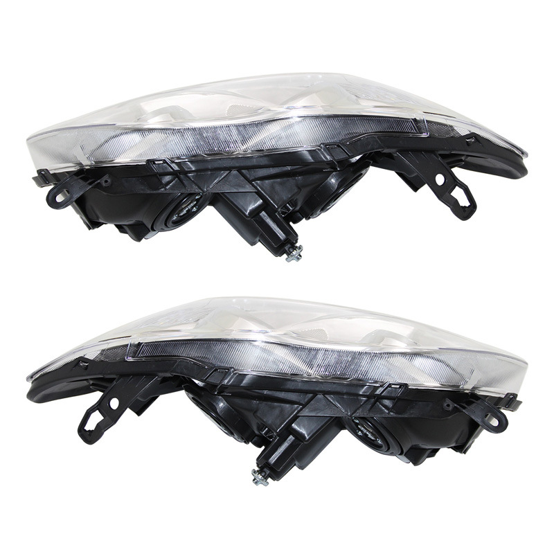 Faros Delanteros Aptos para Toyota Corolla 03-08 Versión Estadounidense, Versión Halógena Original Semi-Ensamblada con Acabado Electrochapado.