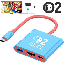 switch2扩展坞三合一typec转HD高清适用任天堂底座4K视频投转换器