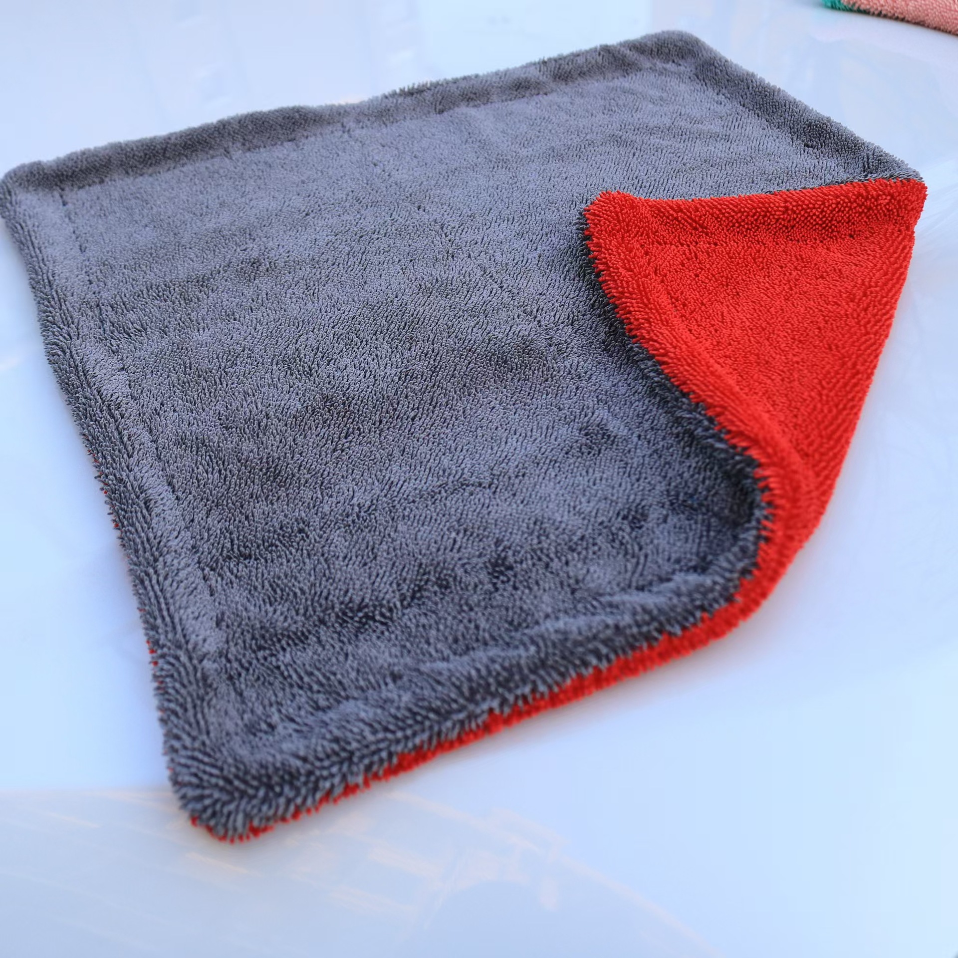 Color engrosado trenzas pequeñas torcidas toallas de limpieza de automóviles super absorción de agua sin cabello sin marcas de toallas de limpieza de automóviles