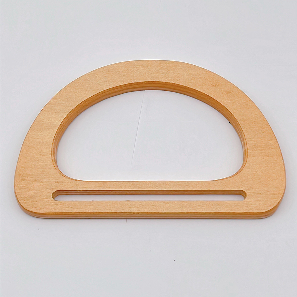Asa de Madera para Bolsos en Forma de D Resistente al Agua y Ultraligera