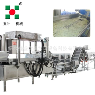 冷冻红薯块加工全套机器 气泡清洗机 薯条芋头清洗速冻流水线