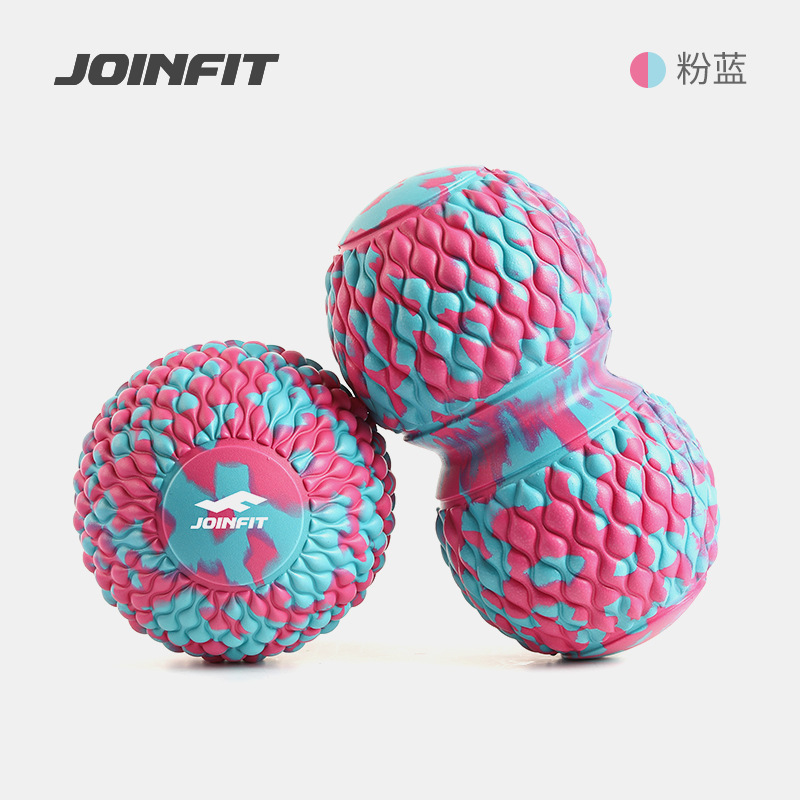Joinfit 筋膜ボール足底筋肉リラクゼーションピーナッツボールフットマッサージボール大型アーチフィットネスネックボール|undefined