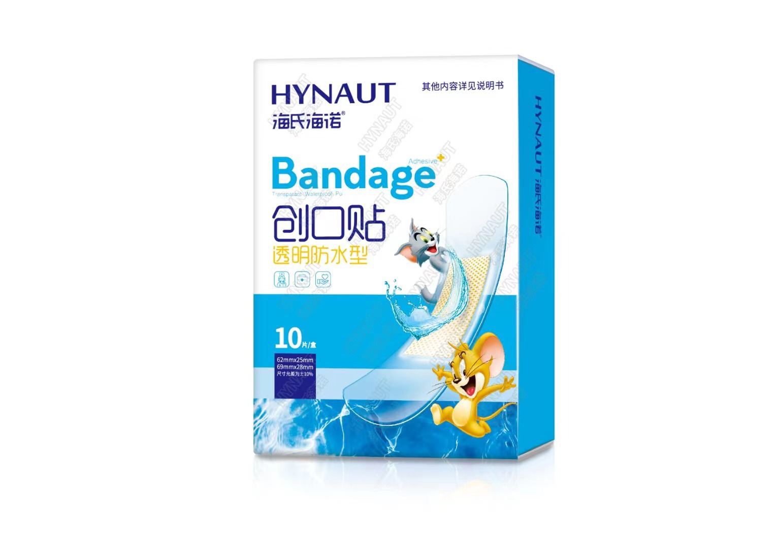 A140 반창고 투명 방수형 10개/박스 - 1박스