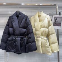 棉服女韩版时尚百搭休闲收腰设计气质保暖面包服冬季保暖厚外套潮