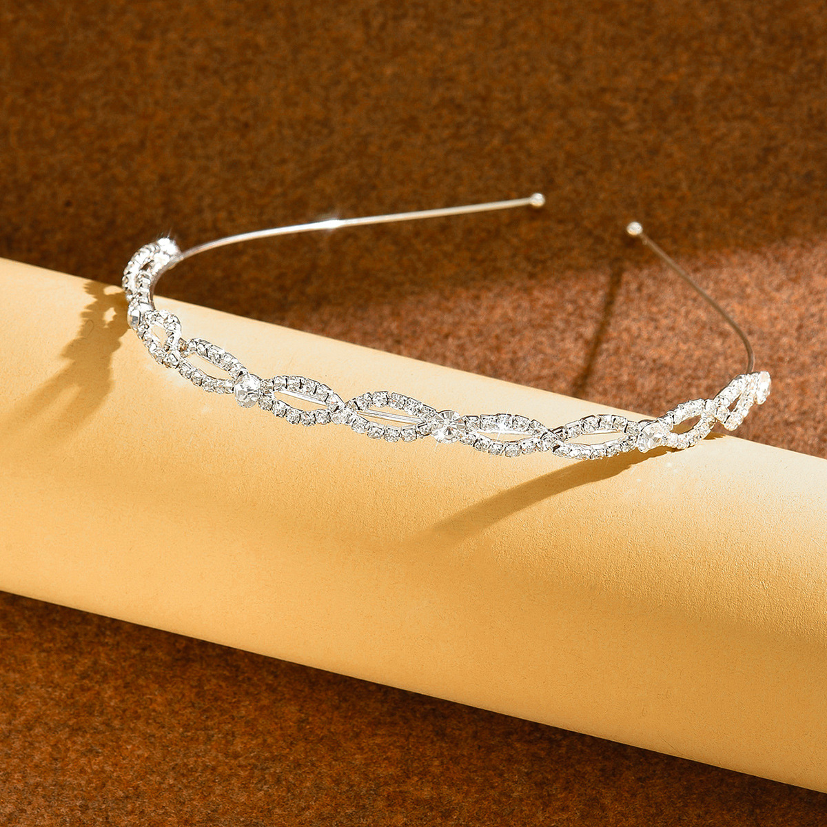 Retro francés perla cabello de mujer diamante metal coreano cabello de diamante ojo cruzado cabello de hadas super hadas joyas de cabello