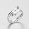 Fashionable universal adjustable ring for beloved, Korean style, wholesale