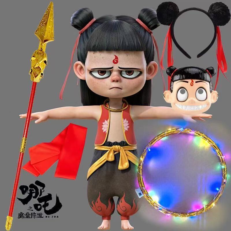 글로잉*5종 세트(총+반지+머리띠+마스크+환천영)