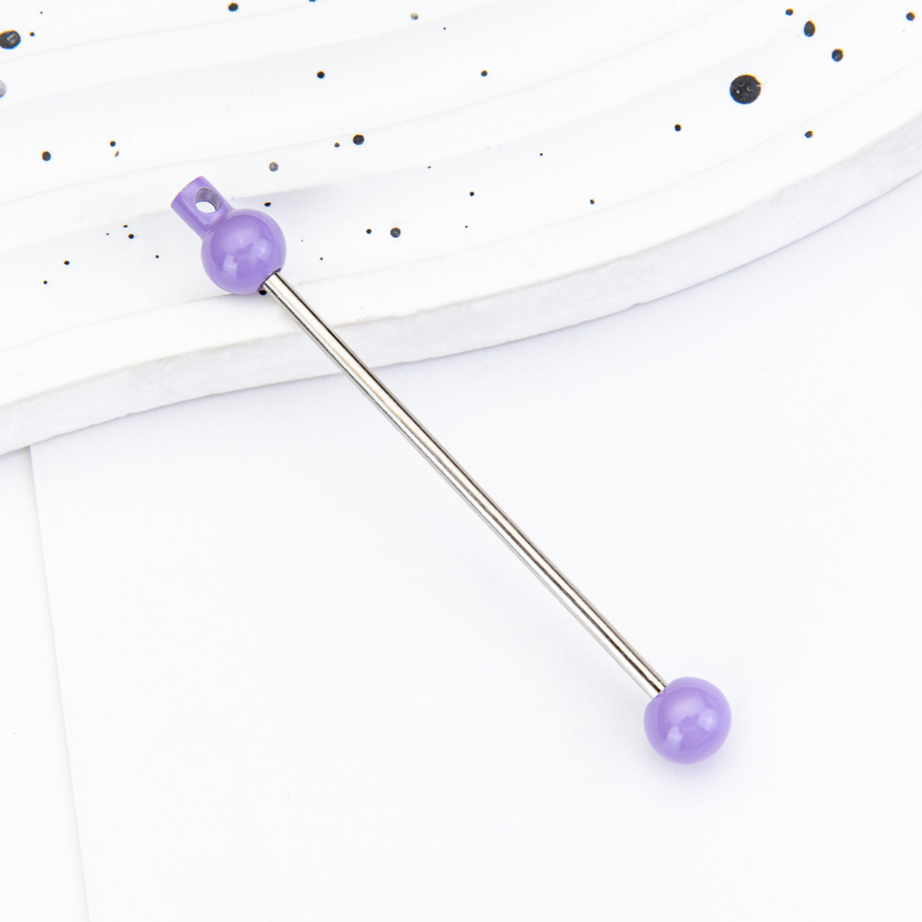 Creativo nuevo DiDi cuentas varilla color caramelo cuentas varilla llavero accesorios colgante metal cuentas varilla