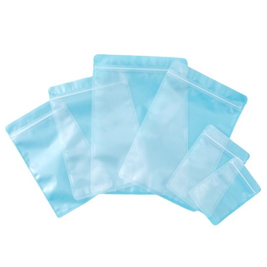Frosted ziplock bag Jewelry earrings ring storage bag dustproof moisture-proof packing bag dried fruit snack sealed bag