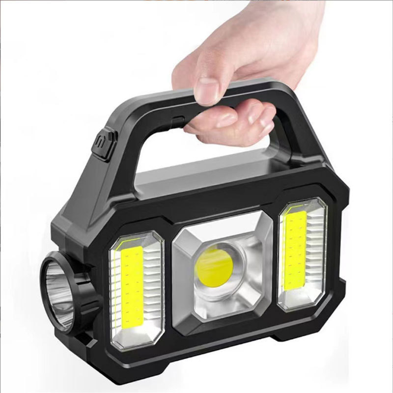 Reflector multifuncional transfronterizo emergencia LED luz solar al aire libre impermeable luz fuerte linterna COD lámpara portátil