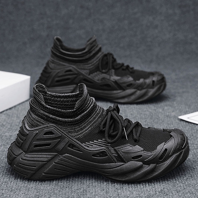 En nombre de los calcetines, zapatos de tejido volador casuales de verano para hombres, estudiantes jóvenes, 2025, nuevos zapatos deportivos transpirables de verano, de moda