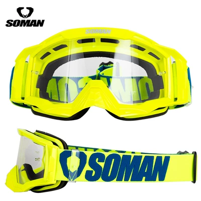 Unisex Mountaineering Goggles, Dəbilqə (Kaska) aksesuarları - yellow-frame-transparent-film