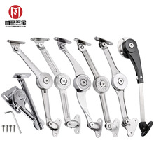 厂家直供橱柜上翻门机械随意停可调节支撑杆厚装锌合金任意停气撑