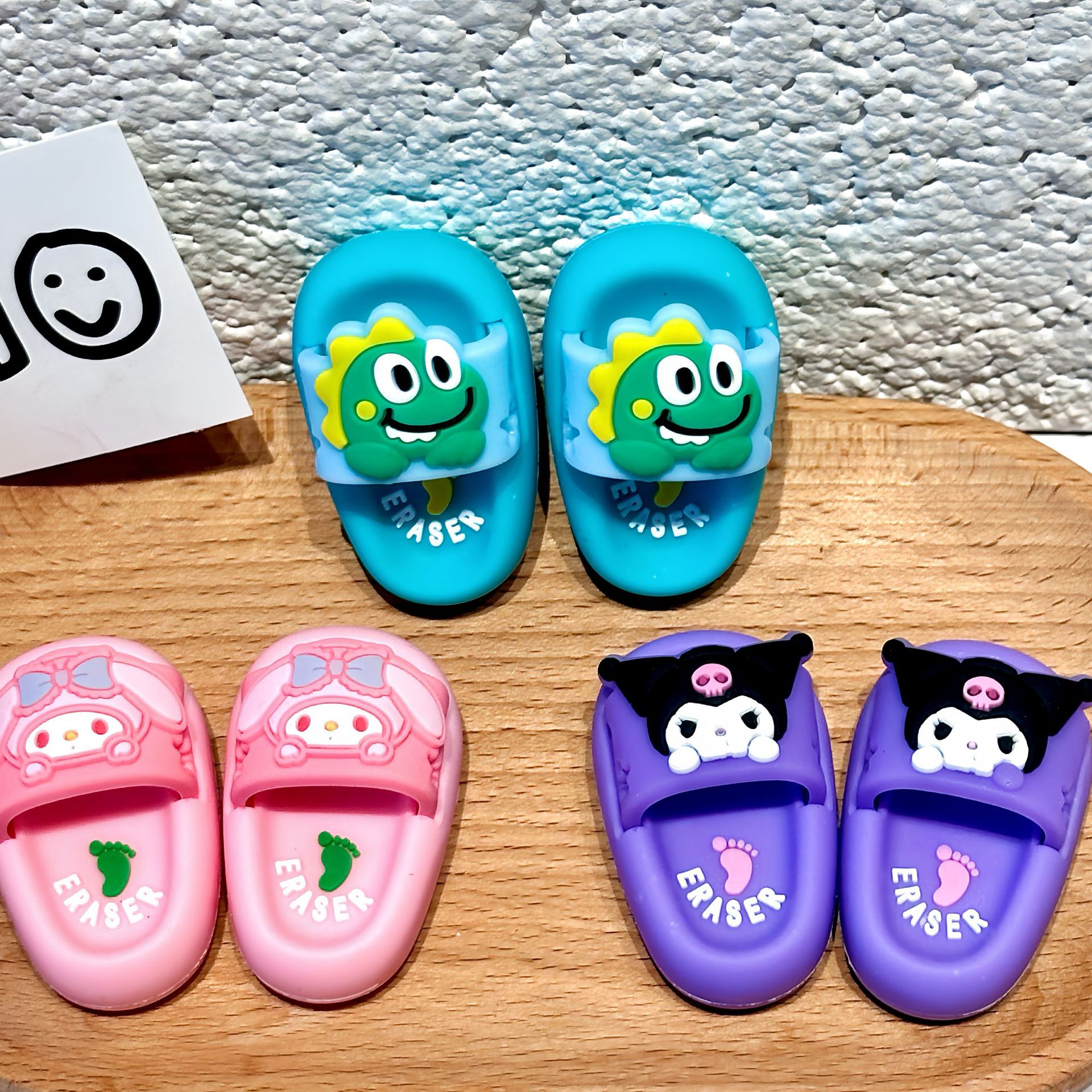 Caricatura, zapatillas, limpias, limpias