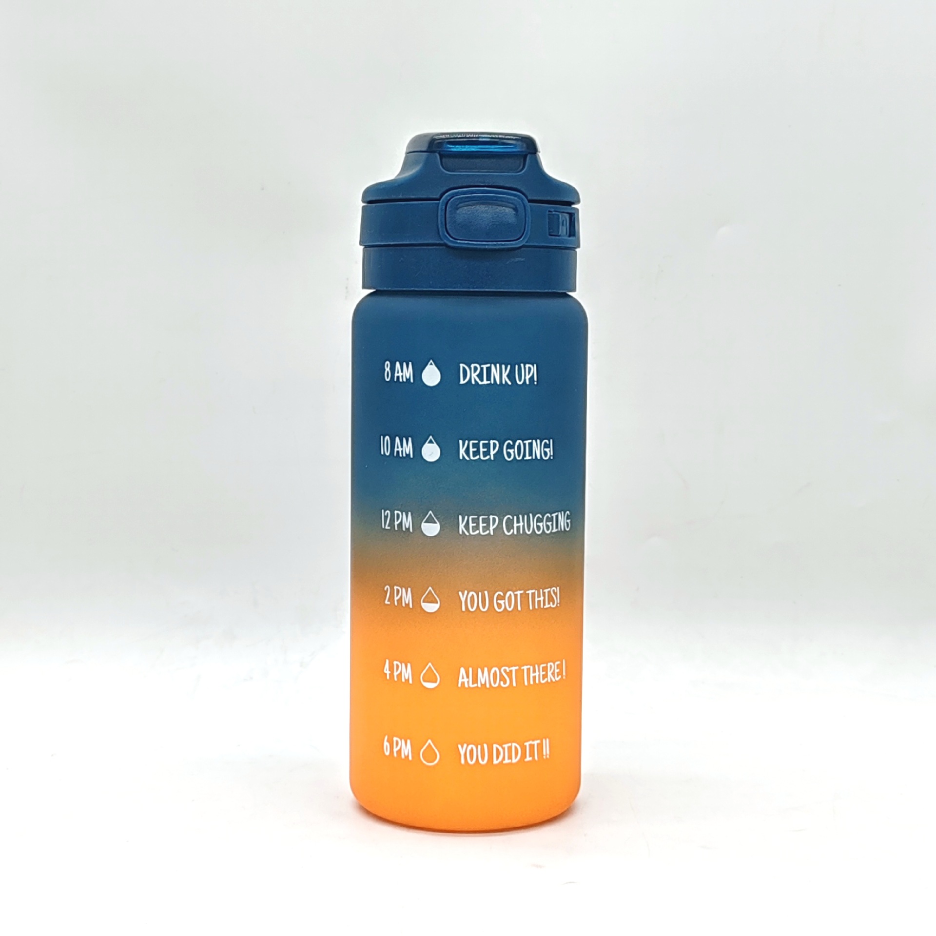 Comercio exterior transfronterizo de gran capacidad taza de agua deportiva esmerila taza de agua de color gradiente al aire libre acondicionamiento físico botella deportiva fábrica al por mayor