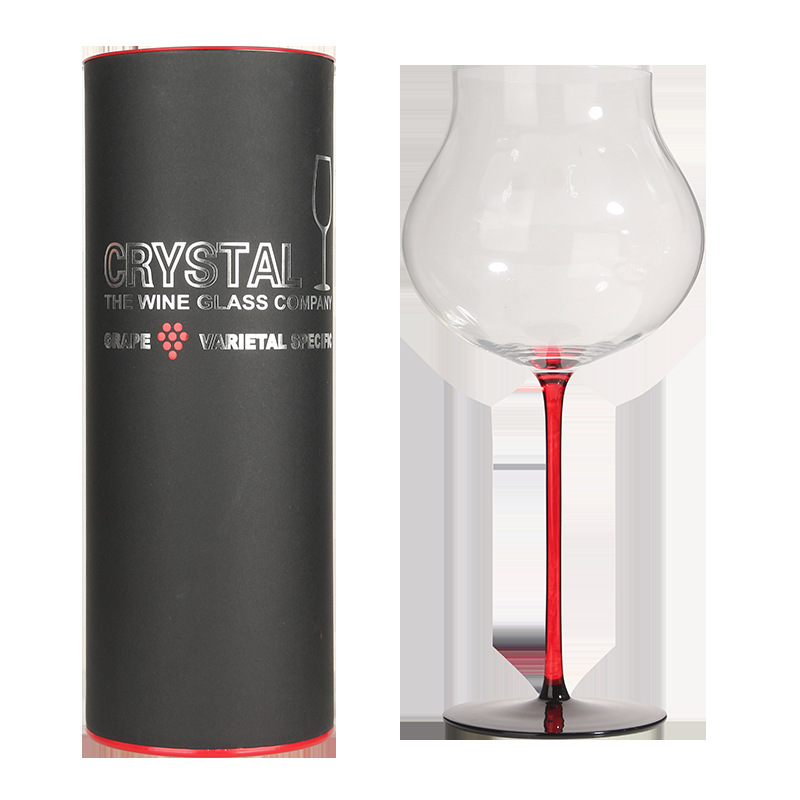 Tazas de vino rojo y negro de lujo ligero moderno, tazas de vino rojo, tazas de vino de restaurante, tazas de vino de alto nivel