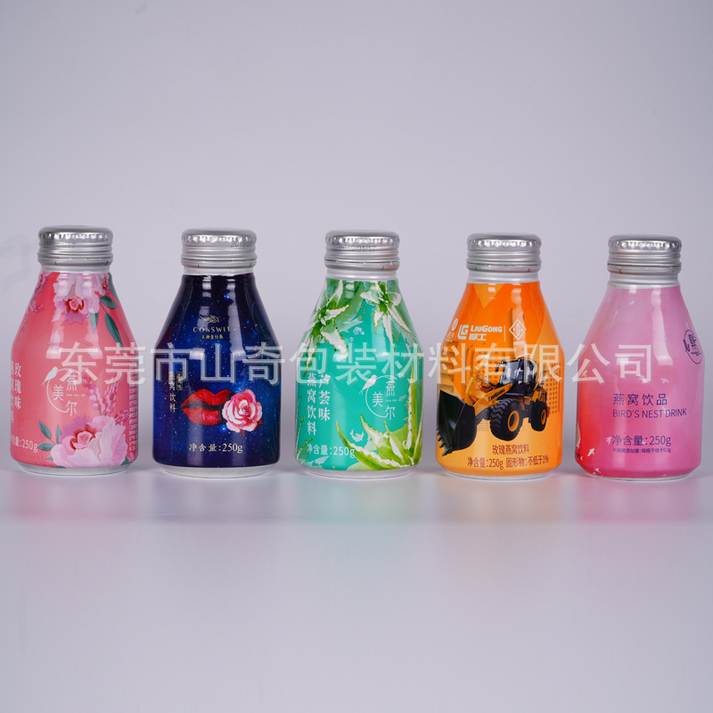 厂家生产PET饮品包装热收缩膜标签 PVC热收缩膜套标 印刷收缩标签