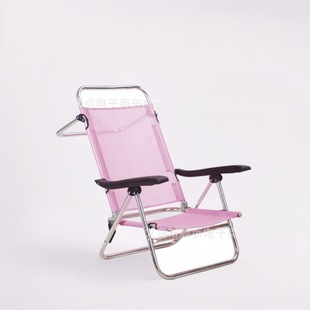 Lightweight Metal Low-Leg Teslin Folding Chair Camping Outdoor Leisure Portable Beach Chair with Backrest Wholesale