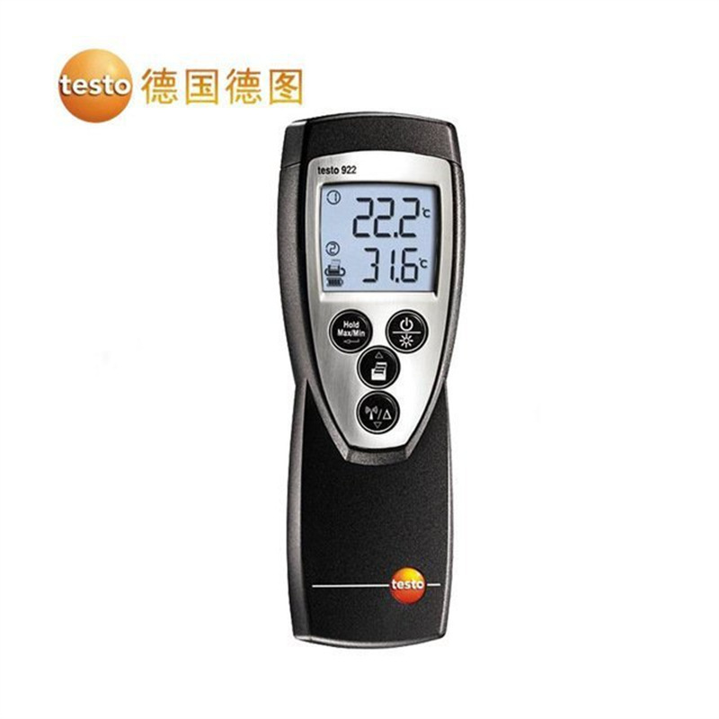 德图testo922温度计 高精度接触式测温仪单双通道数显温度表