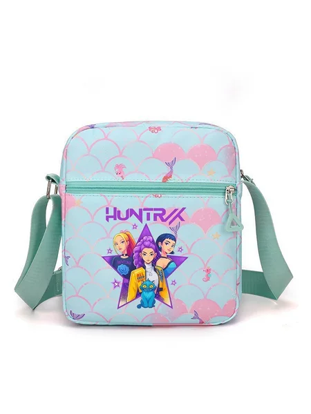 Casual and cute women's shoulder bag, children's crossbody bag, new style "Hunter Girls" series, colorful small square bag for boys and girls