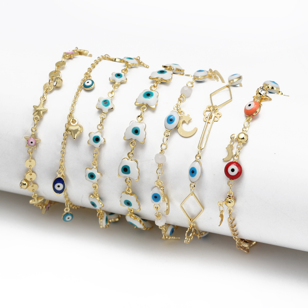 Mode Géométrique Le Cuivre Placage Bracelets display picture 1