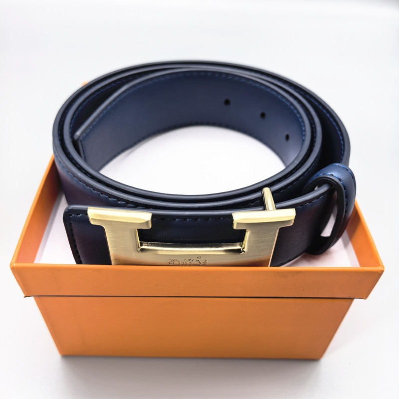 皮带男H字母扣腰带平纹经典款百搭裤带现货批发跨境彩色带 belt|undefined