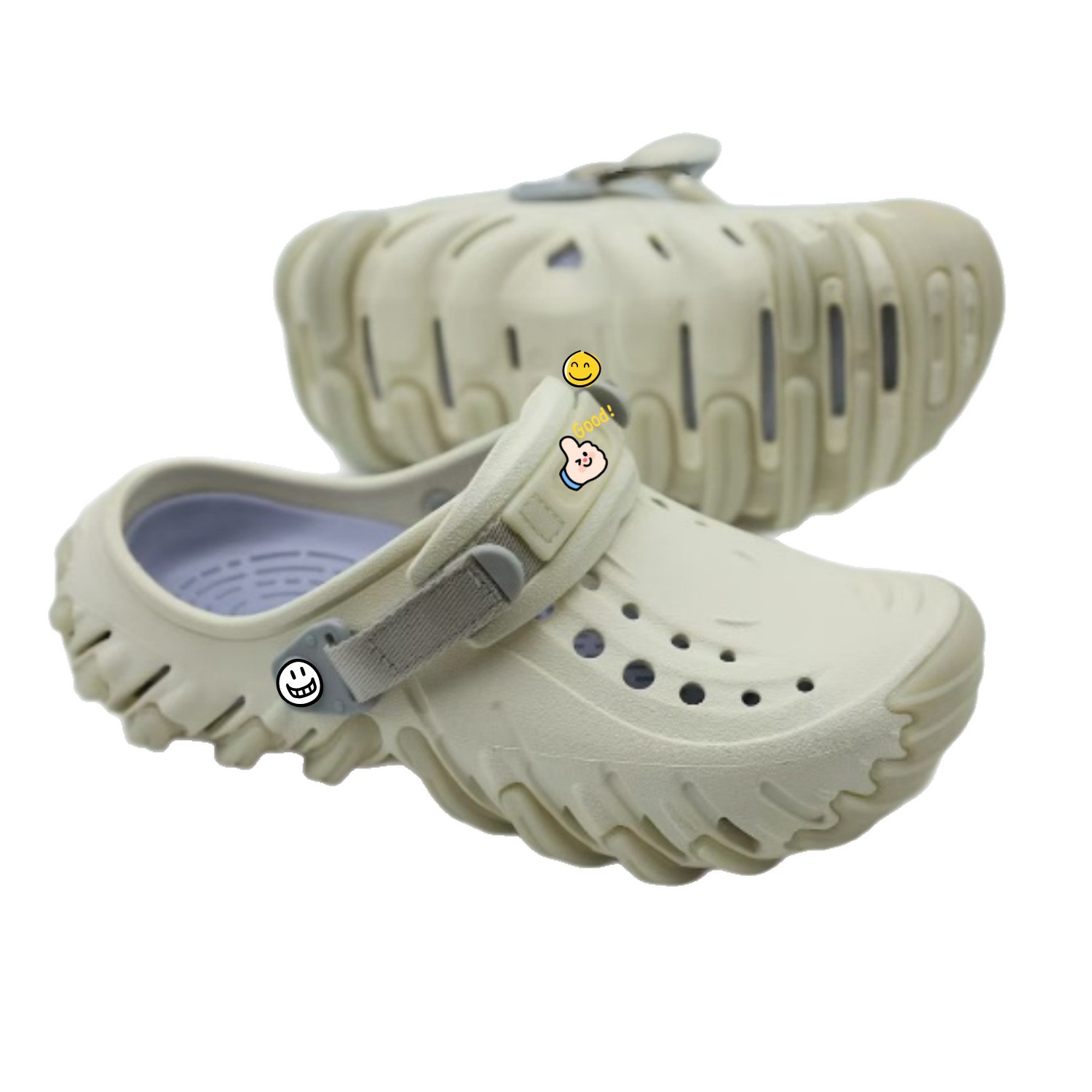 New Wave Tank Top Quality Hole Men's Outdoor Beach Shoes Closed-Toe Non-Slip Breathable Fashion In Stock_voghion.com