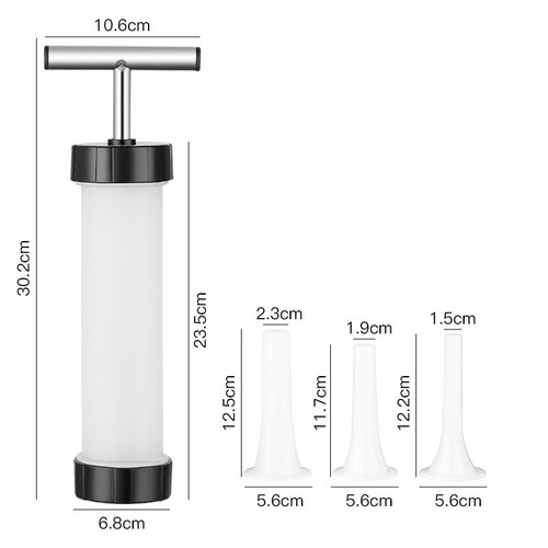 Manual sausage filling machine, household hand push sausage filling tool, handmade sausage machine, small sausage filling machine