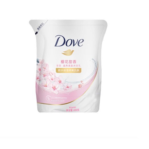 送料無料。 Dove シャワージェル ロングラスティング フレグランス リフィル 袋入り 桜スイートフレグランス シャワー|undefined