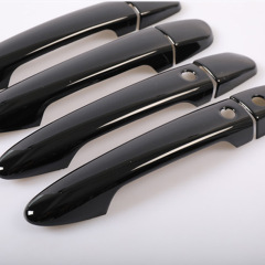 適用於馬自達昂克賽拉CX5 CX-4阿特茲 右駕拉手殼亮黑車門把手貼