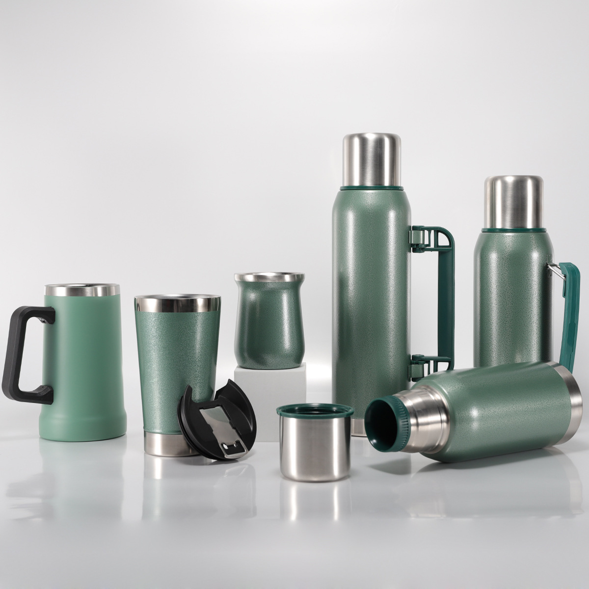 Steinli 시리즈 여행 보온병 마테 아 컵 브라질 700ml 병따개 보온병 컵과 맥주 컵 핸들