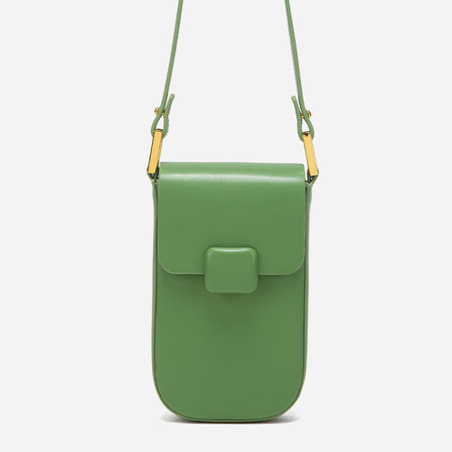 Mobile phone bag niche design fashionable texture mini crossbody bag handbag bag candy color bag niche