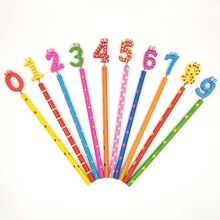 创意卡通动物平板木制铅笔 学生学习用品书写文具HB铅笔批发