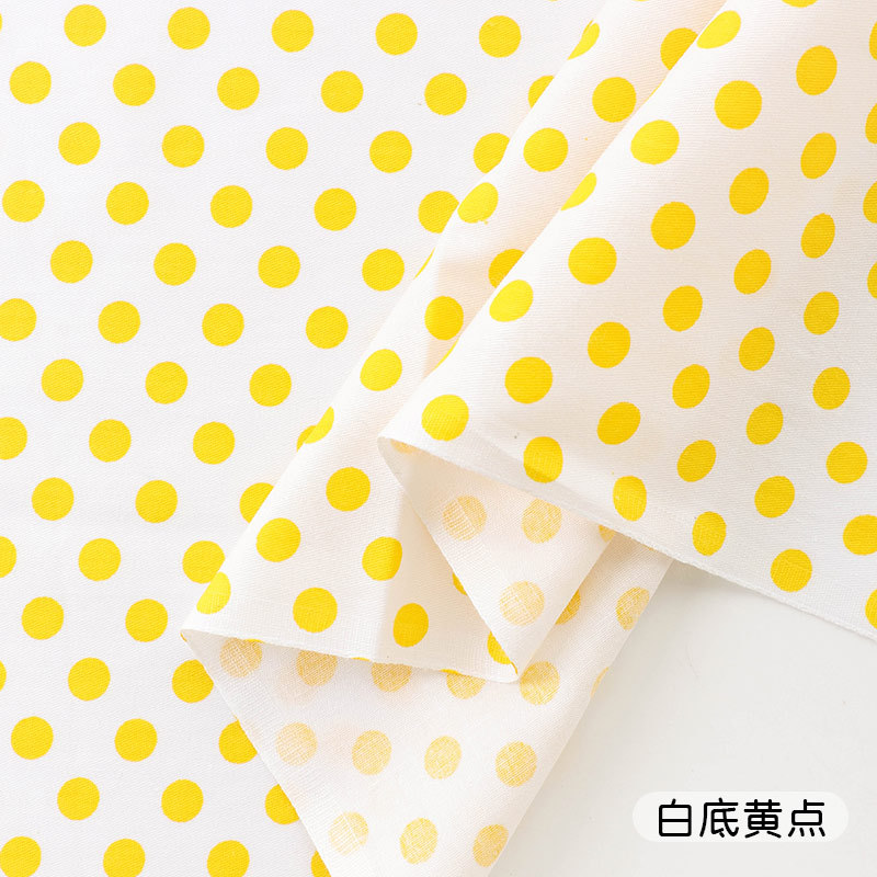 Tejido de algodón, punto de agua, punto de onda, impresión de tela de algodón, camisa, falda, ropa de cama, tela DIY
