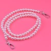 Chain from pearl, pendant, steel wire, silk threads, one-shoulder bag, bag strap with accessories, wholesale