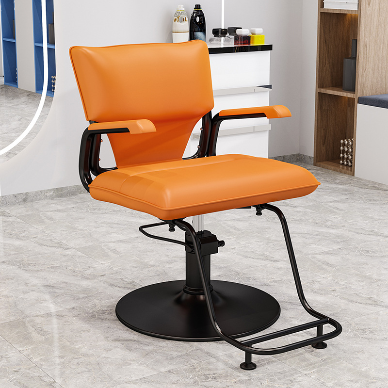 silla de peluquería elevable y giratoria para salón de peluquería especial, silla de peluquería japonesa moderna y simple
