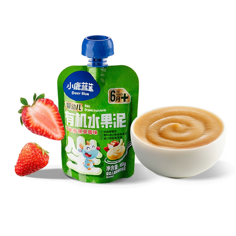 Официально подлинный Fawn Blue органическое пюре из фруктов для младенца пюре из фруктов детское пюре из чернослива без добавок