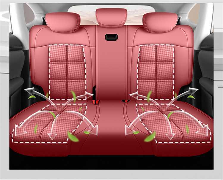 Zhiji LS6 car seat covers, suitable for all seasons, full-coverage design, leather, breathable, and perforated